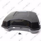 Unpainted Black Tour Pak Trunk w/ Lock & Liner for Harley Touring (1997–2008)