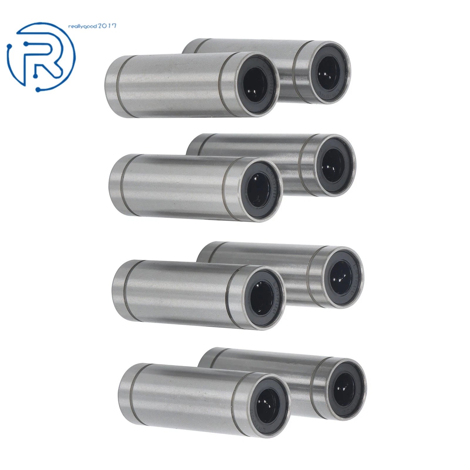 8X LM10LUU Linear Ball Bearings for CNC 3D Printer (10 × 19 × 55 mm)