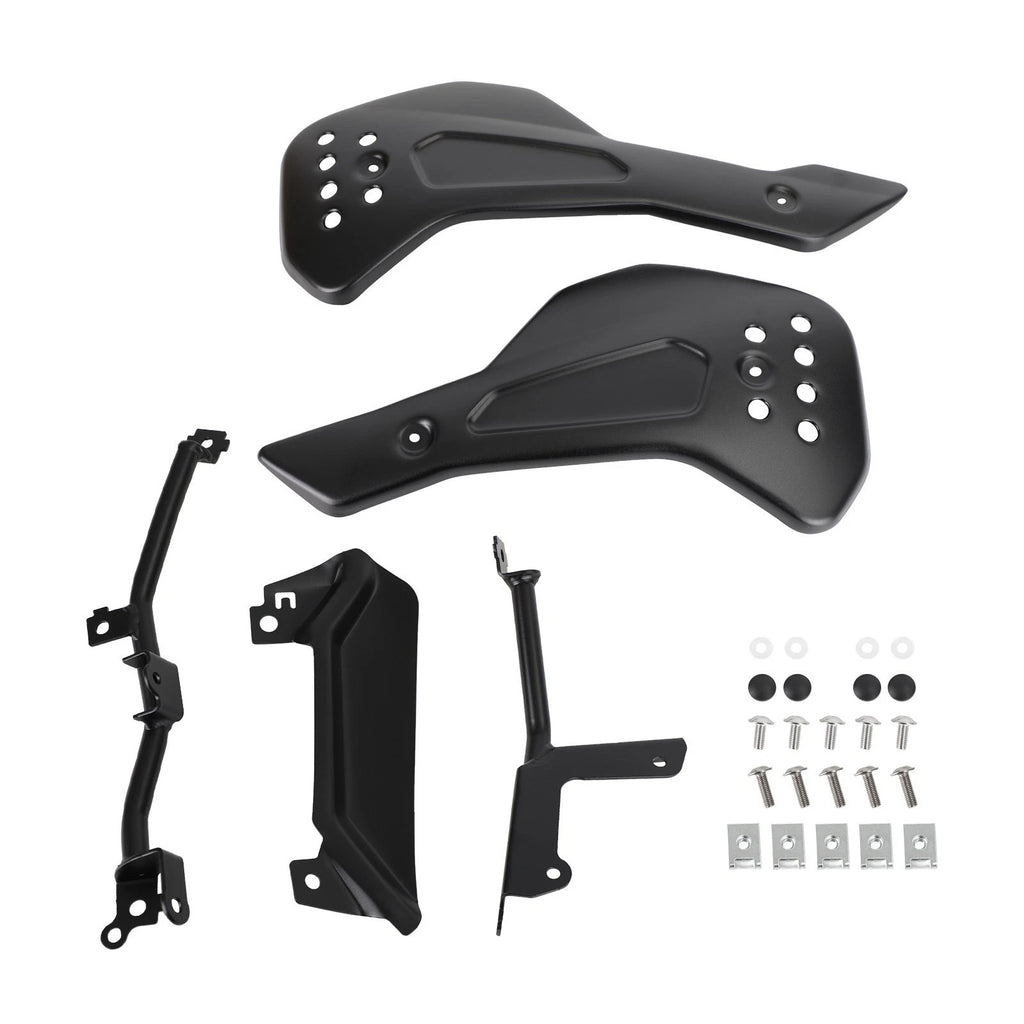 Lower Engine Belly Protection Plates for Trident 660 (2021) - Black