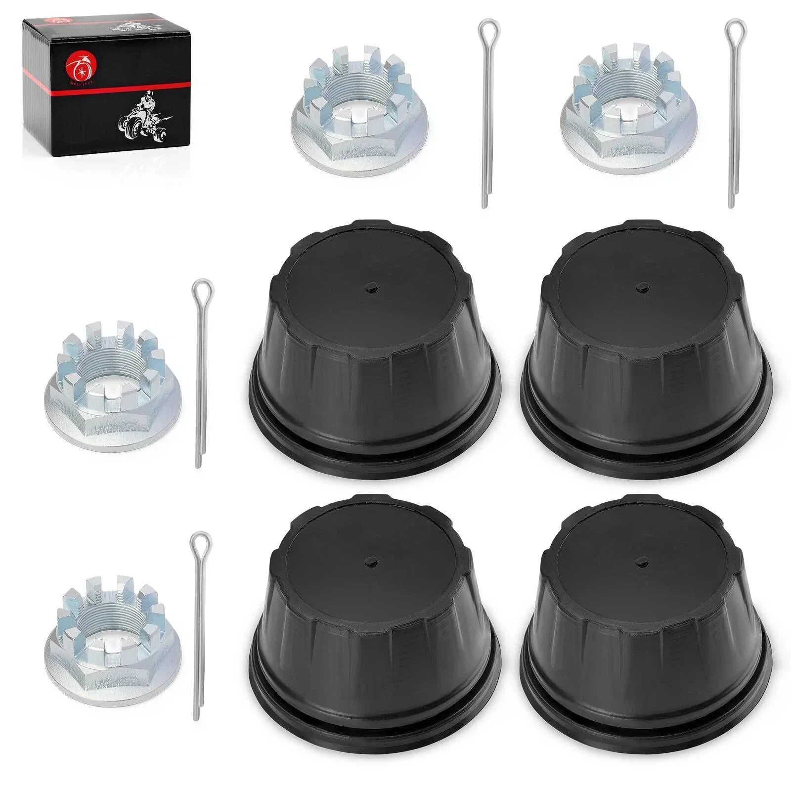 4pcs Wheel Center Cap & Nut Kit for Honda Rancher TRX420 4x4 AT ES (2010–2017)