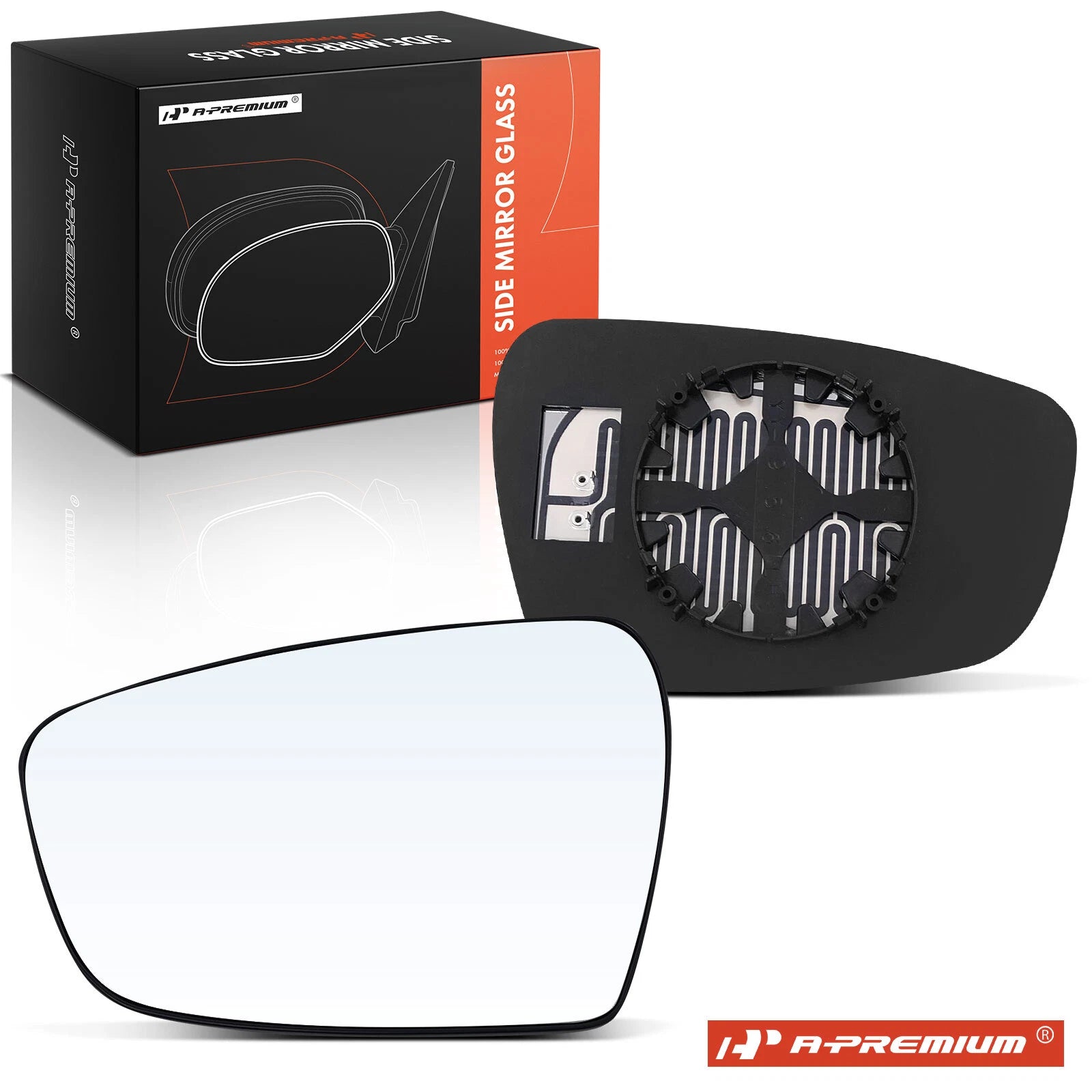 Heated Driver Power Mirror Glass for Kia Forte Forte5 (2014–2018)