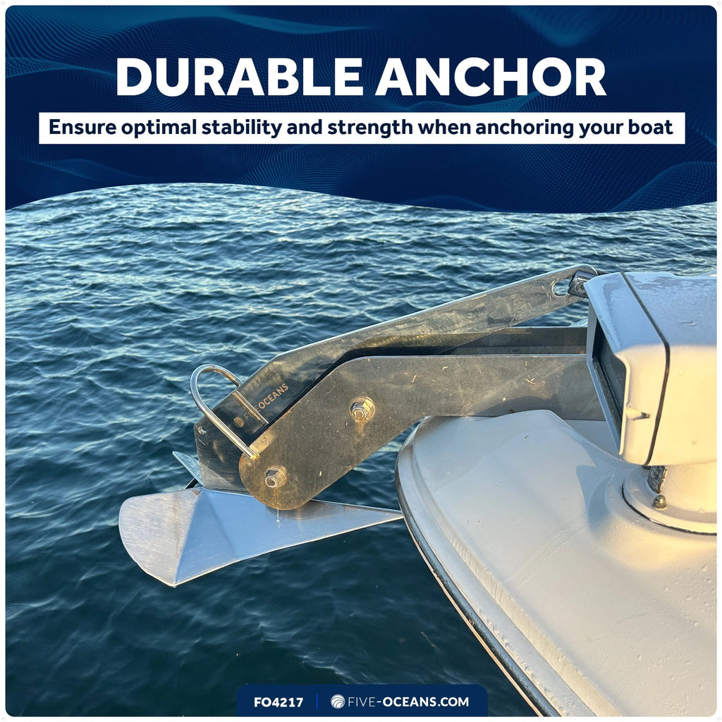 Delta Style Wing Anchor 18 lb for Boat (Stainless Steel)