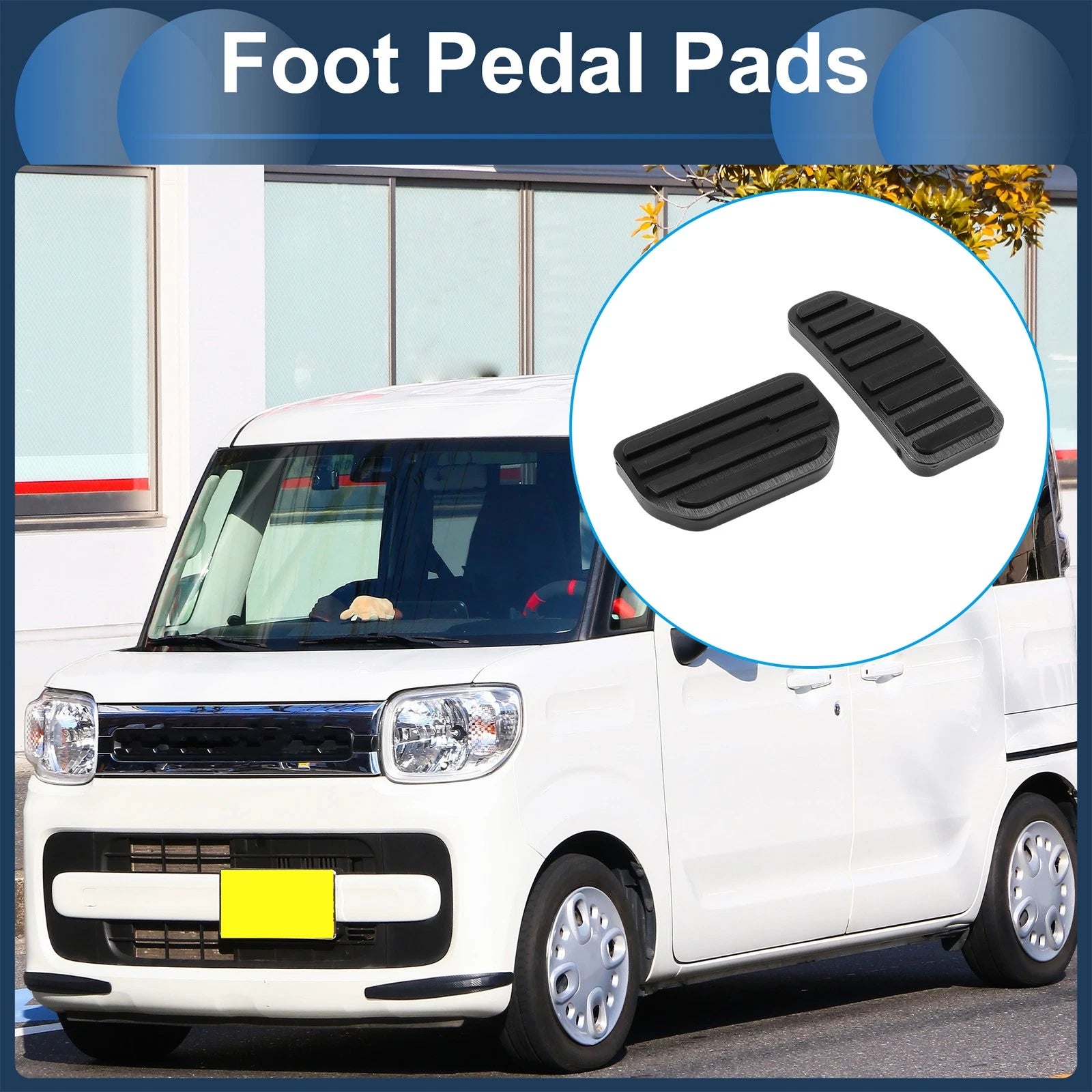 2 Pcs Automatic Foot Accelerator Pedal Covers for Suzuki Spacia (2013–2023)