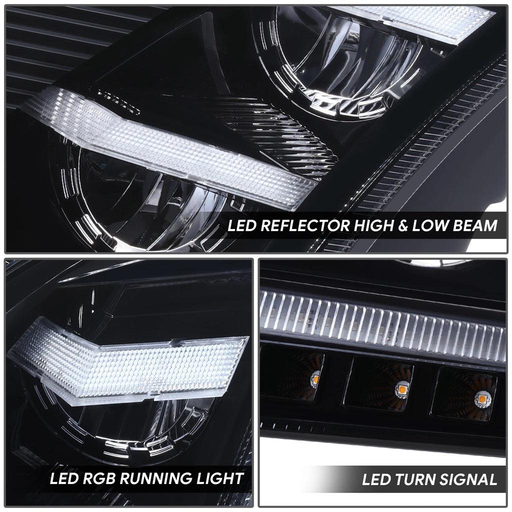 LED Reflector Headlights for Volvo VNL/VNR 300/400/640/740/760 (2018–2024)