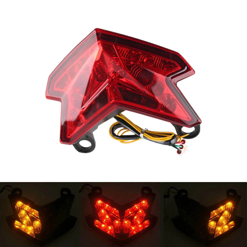 Integrated LED Taillight Turn Signal for Kawasaki Z800 ZX6R (2013–2016)