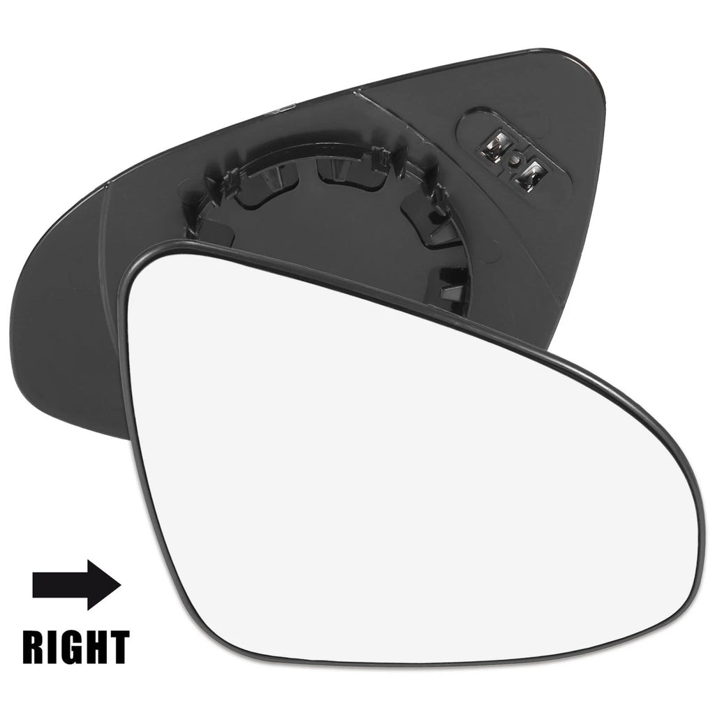 Right Side Heated Mirror Glass with Backing Plate 87931-F4040 for Toyota C-HR (2017–2023)