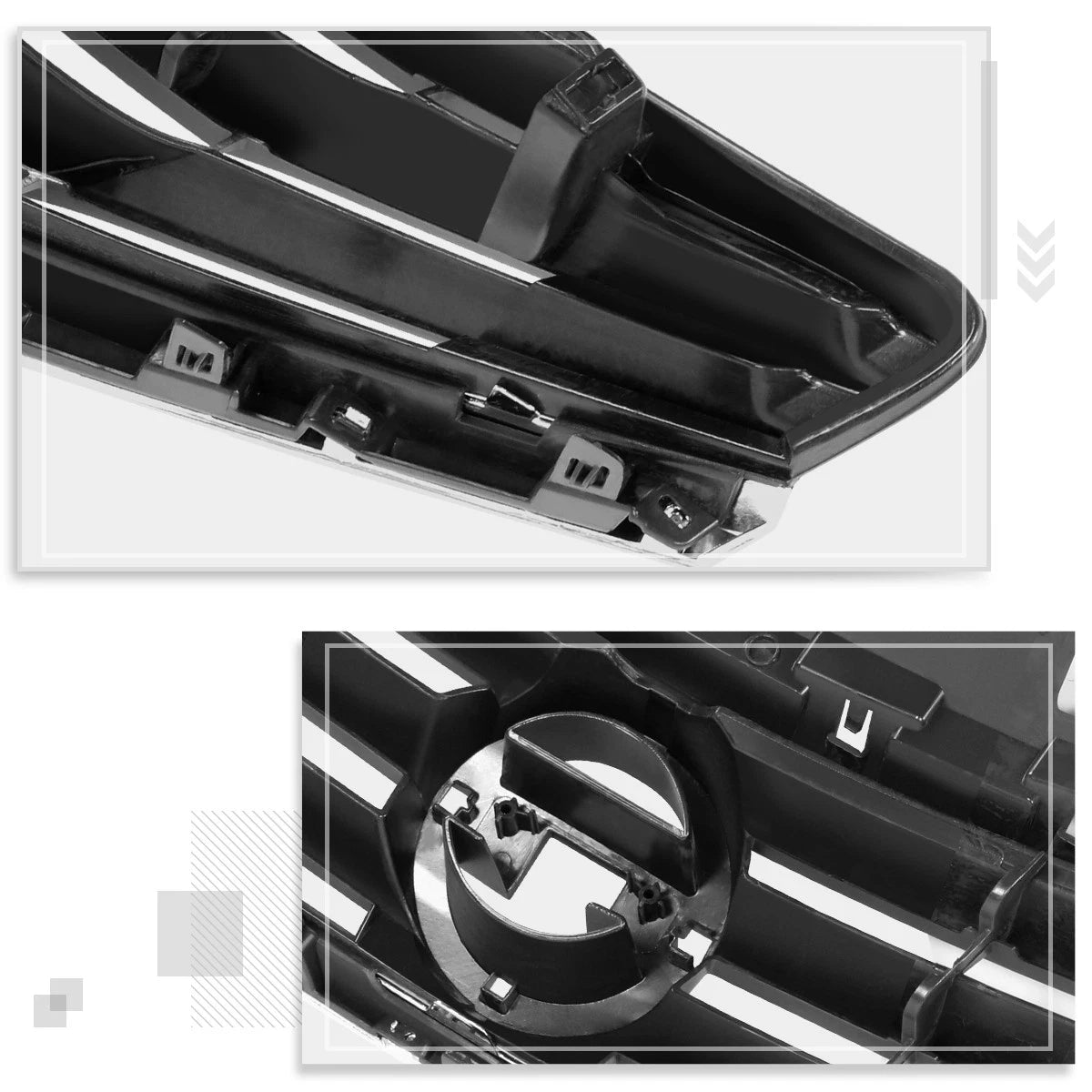 Powered Heated Chrome Towing Mirrors with LED Signal for Ford Super Duty (2008–2016)