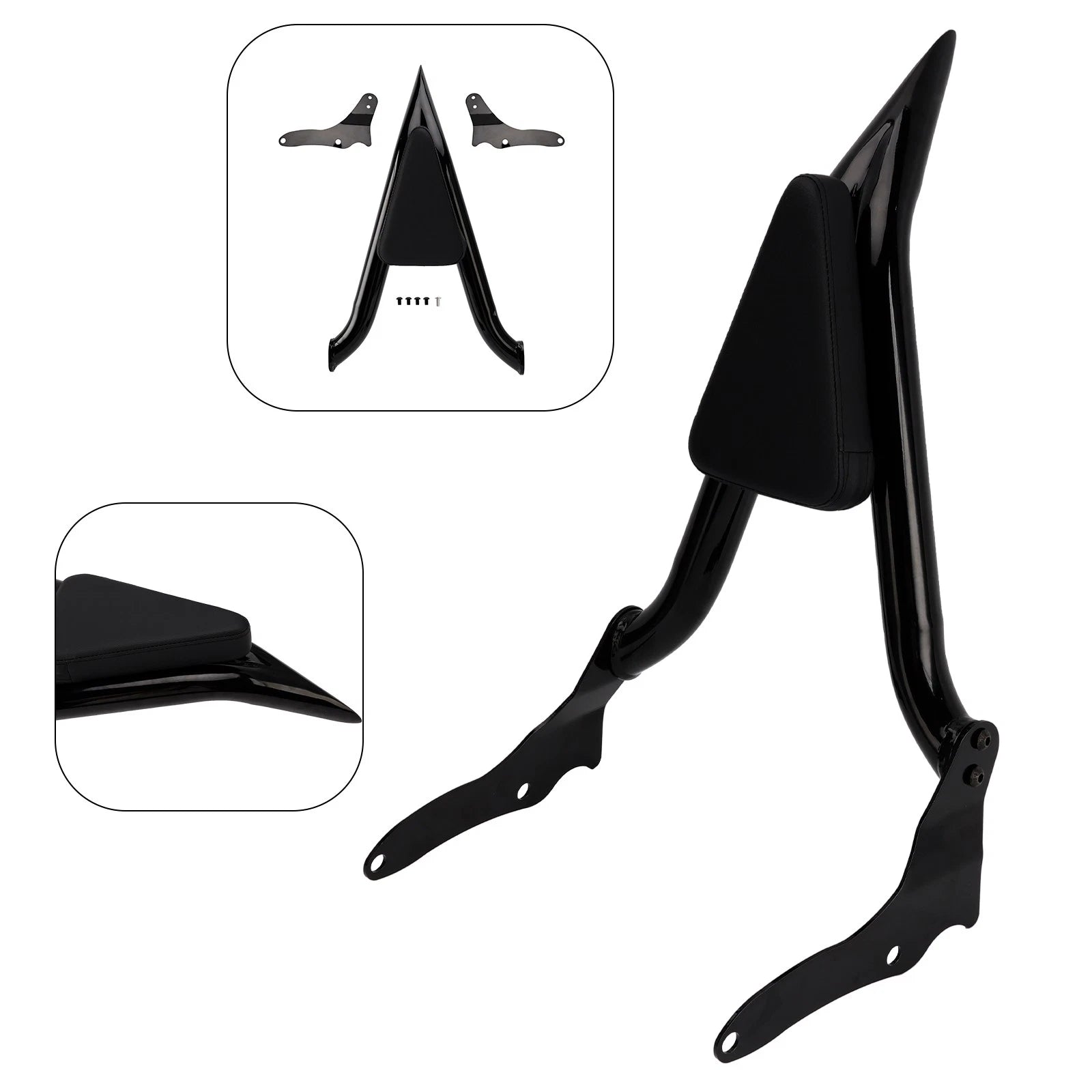 Passenger Sissy Bar Backrest for Yamaha Bolt XV950 XVS950 R-Spec (2014–2024)