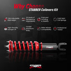 Stabber Coilover 24 Level Suspension Lowering Kit for Nissan 300ZX (1990–1996)