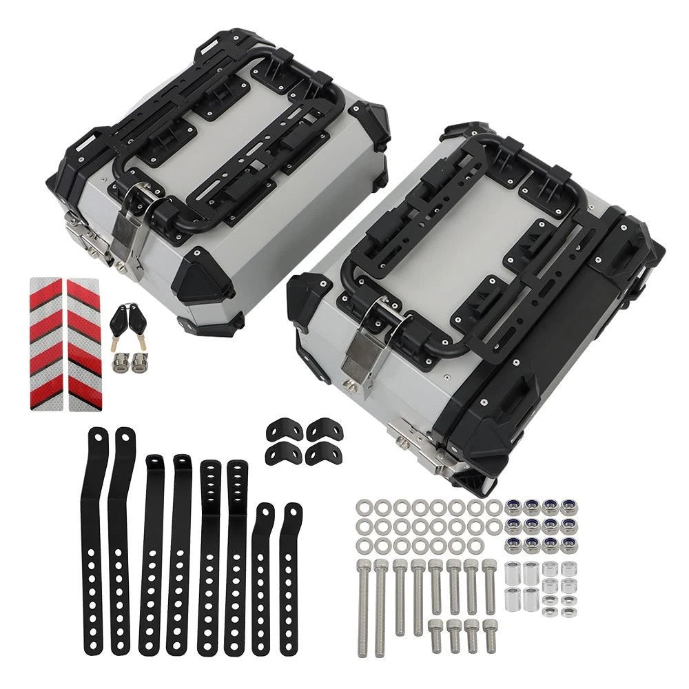 36L Hard Saddlebag Box Trunk for Motorcycle (Year Range)