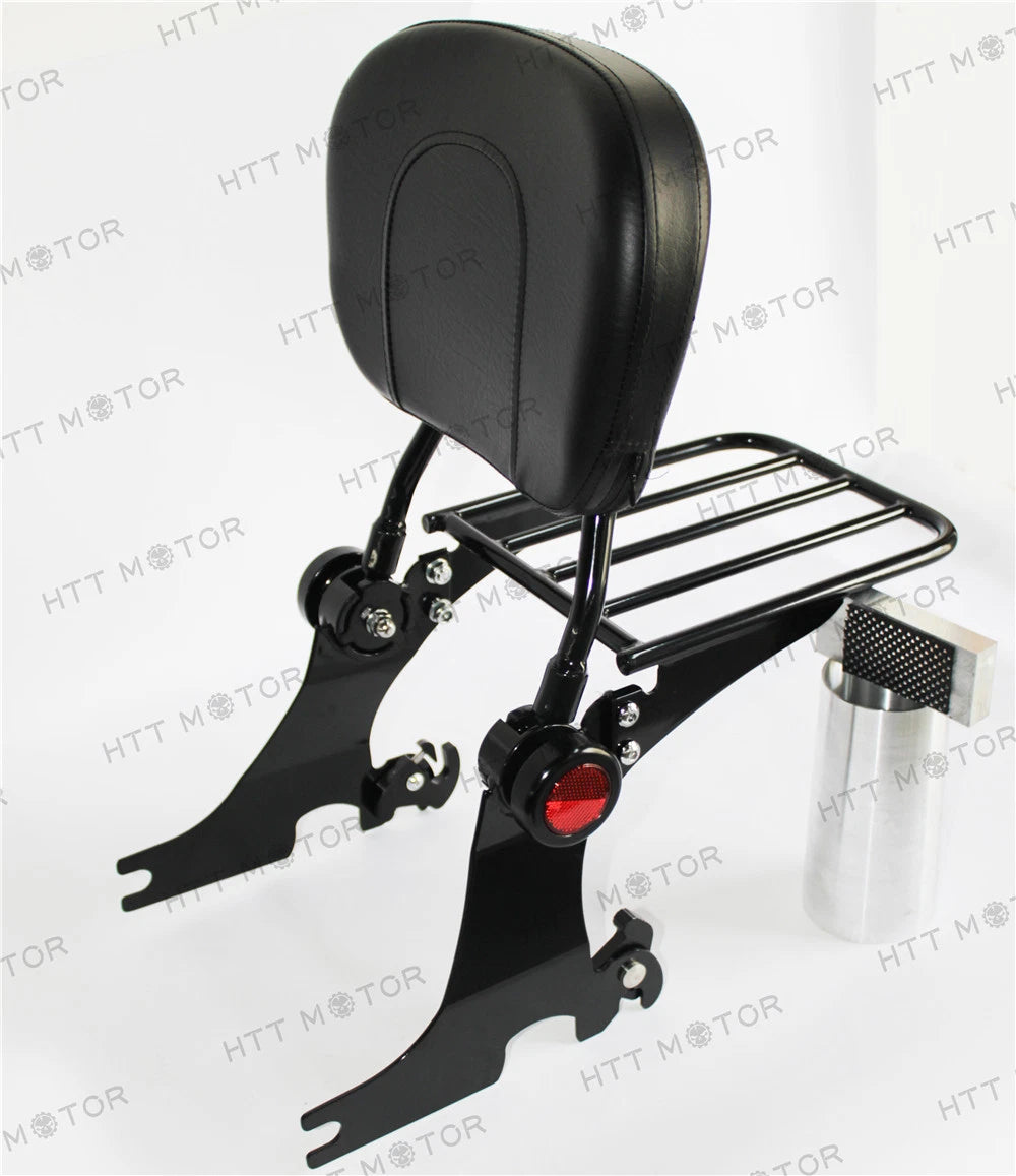 Detachable Backrest Sissy Bar w/ Luggage Rack for HD Sportster (1994–2003)