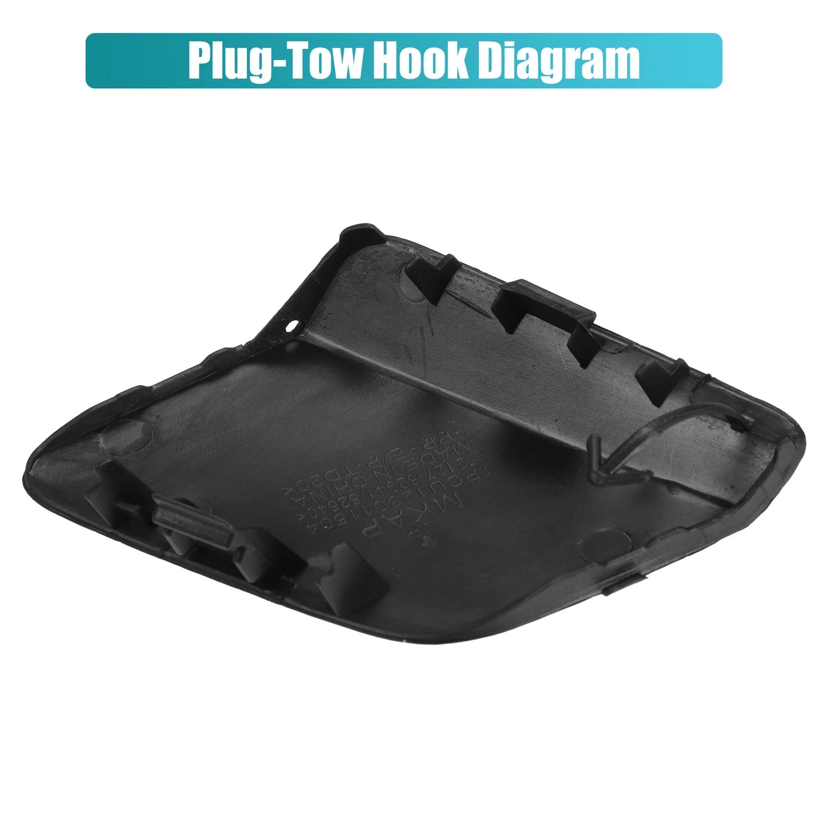 Tow Hook Cover for Toyota Prius C (2012–2014) - Unpainted