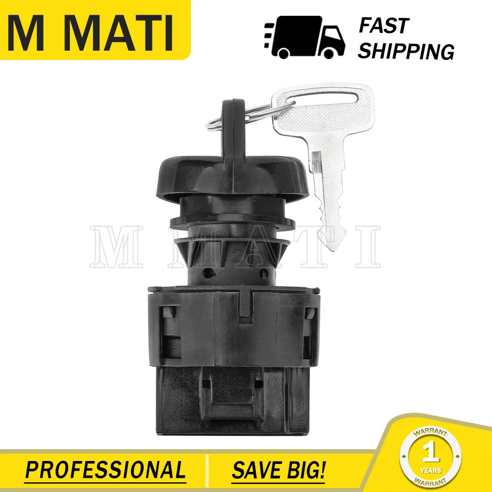 Ignition Key Switch 4012165 4011002 for Polaris ATV/UTV (3 Position, 6 Pin)