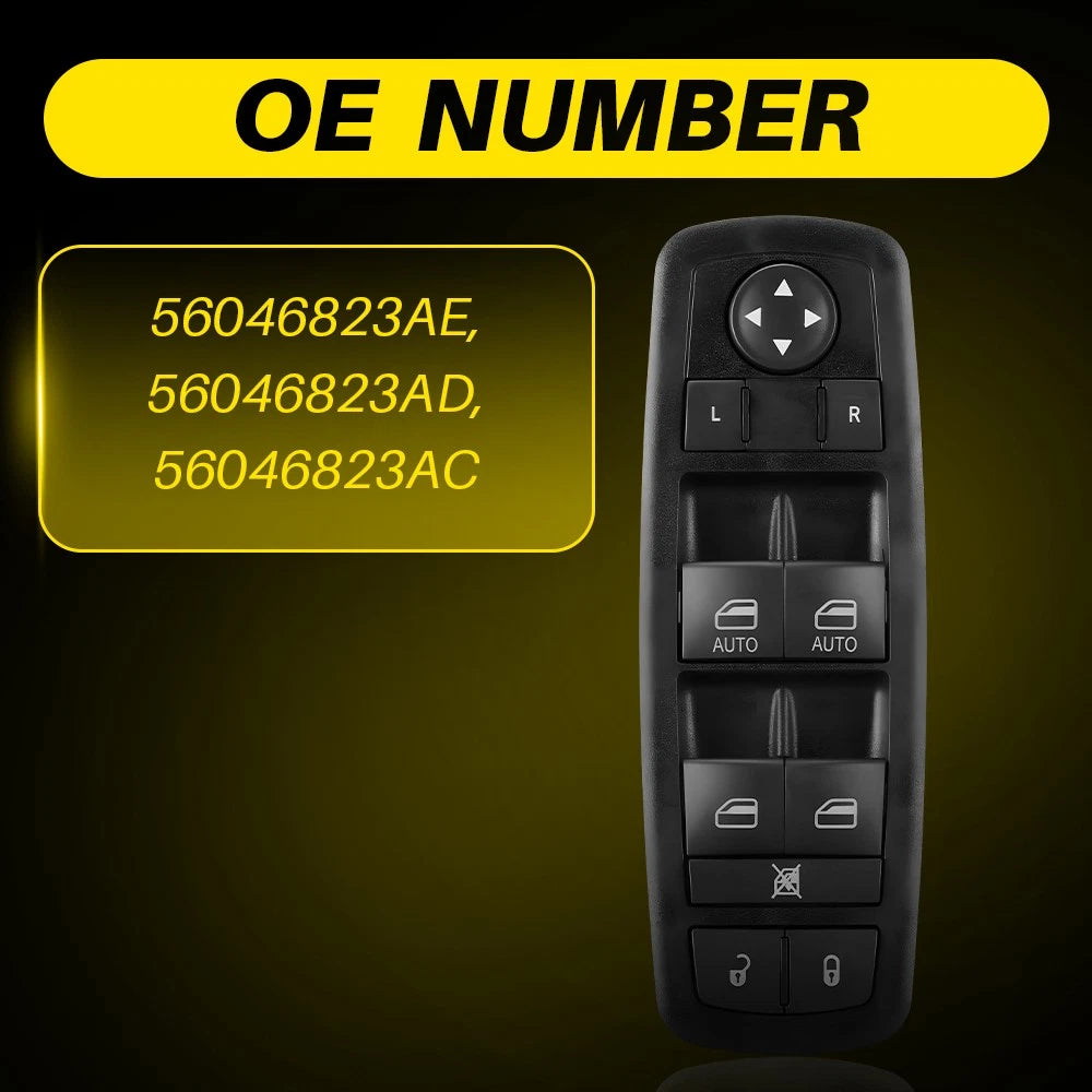 Front Driver Side Window Switch for Chrysler 300, Dodge Charger, Journey (2011–2012)