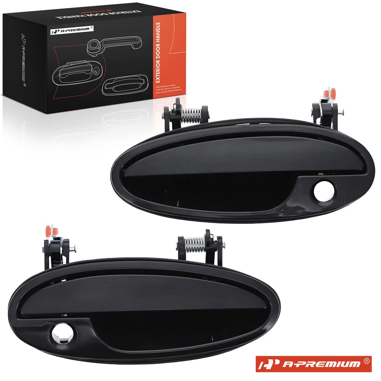2X Front Exterior Door Handle for Chevrolet Malibu (1997–2003) Buick Regal