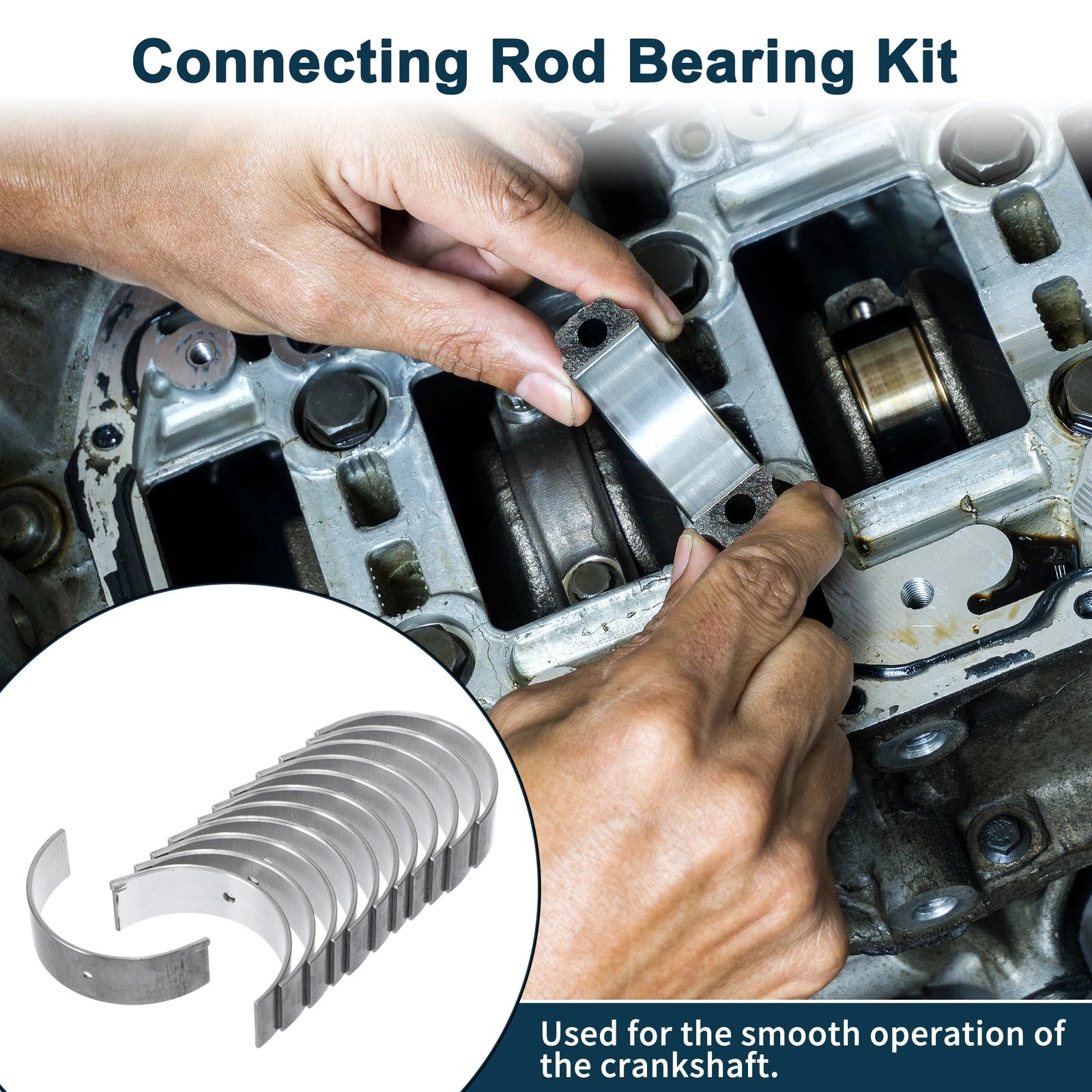 Connecting Rod Bearing Set 12 Pcs for Nissan  No.1211102P00