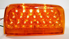 LED Turn Signals w Amber Lenses for Peterbilt 378 379 (2003–2012)