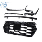 Gloss Black Radiator Grill & Molding Trim Kit for Honda Pilot (2023–2025)