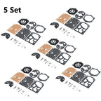 Set of 5 Carburetor Repair Kits for Walbro WB, WB-24, WB-25, WB-32, WB-33