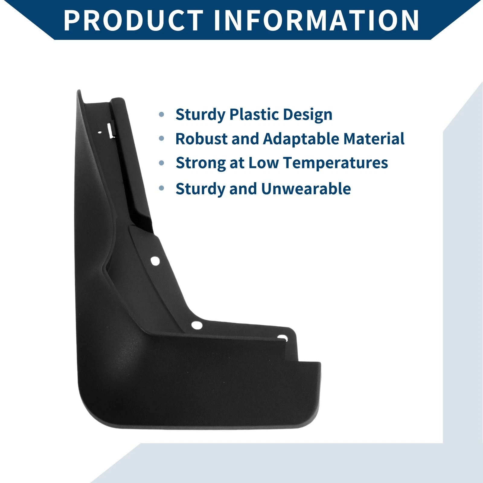 Set of 2 Mud Flaps Splash Guards for Mercedes-Benz GLS (2019–2020)