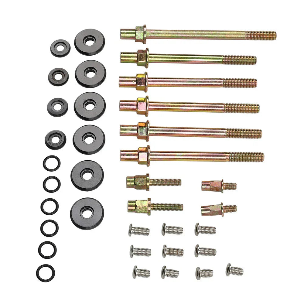 Black Engine Valve Cover Washer Screws for Honda K-Series K20 K24 (2002-2011)