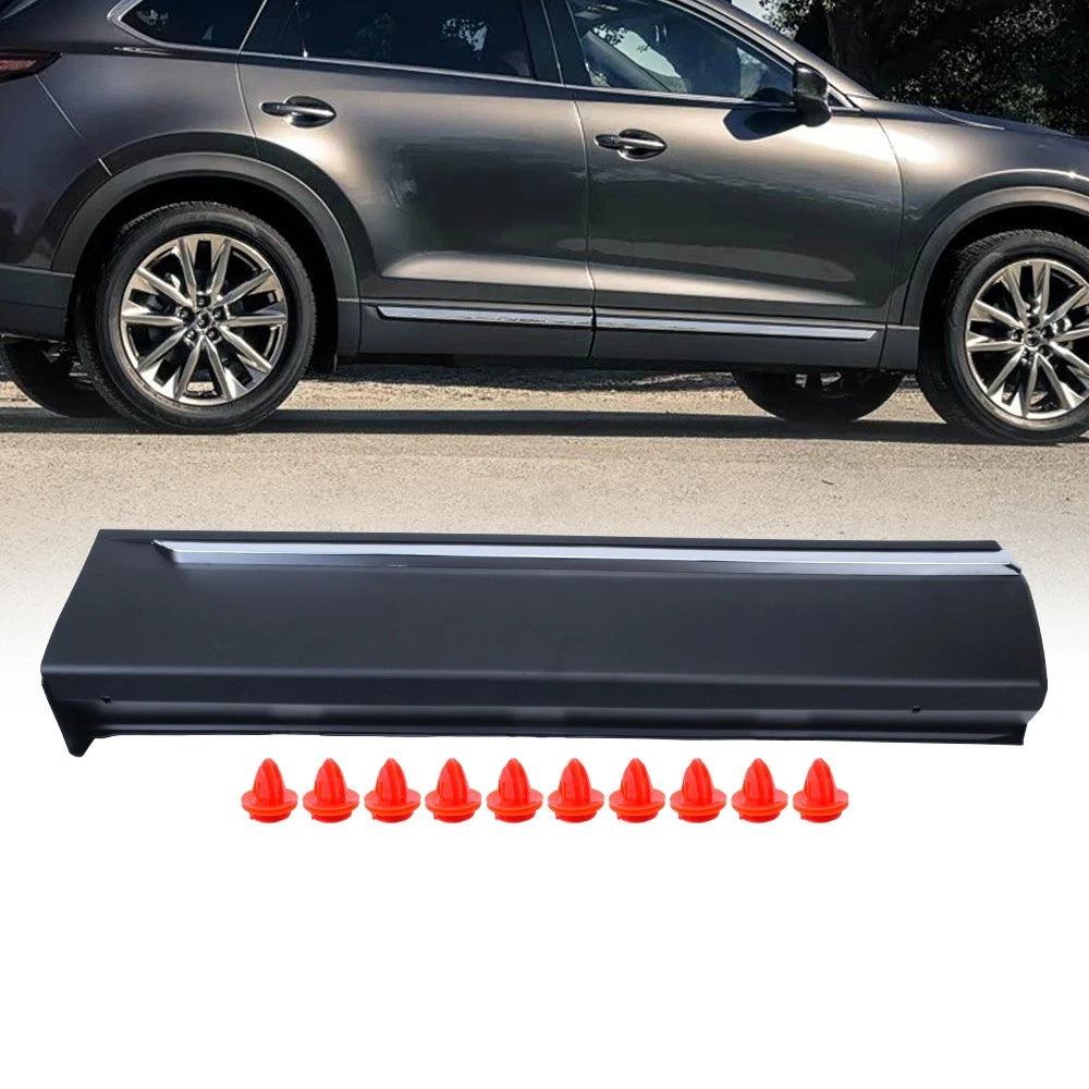 Rear Passenger Lower Door Molding with Chrome for Mazda CX-9 (2016–2023) TK4951RC0B