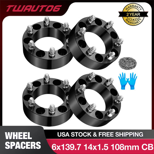 1 in Wheel Spacers for Chevy Silverado 1500 Suburban Sierra (2011–2023)