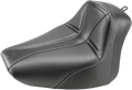 Saddlemen Dominator Solo Seat for Harley FLS/FXS (2018–2023) - Black/Gray Stitching