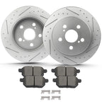 Rear Brake Pads and Rotors for Toyota Corolla (2015–2019)