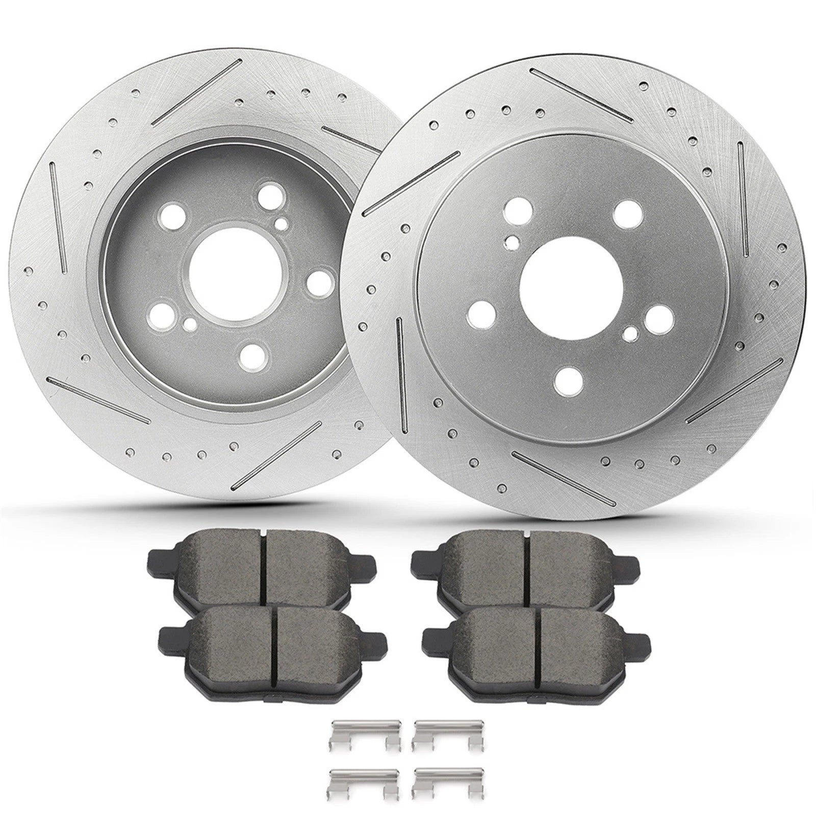 Rear Brake Pads and Rotors for Toyota Corolla (2015–2019)