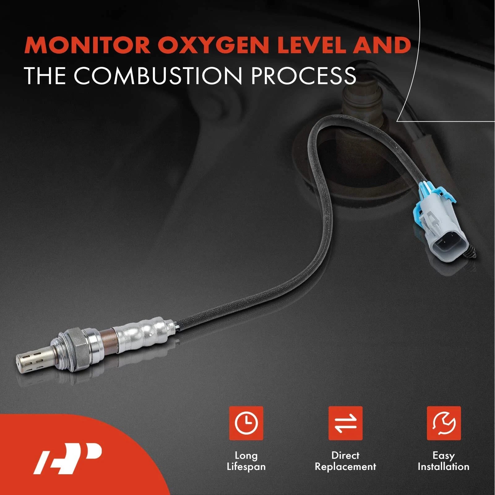 2x O2 Oxygen Sensors for Chevy Silverado 1500/2500HD GMC Sierra Yukon (2011–2019)