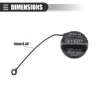 Gas Cap for Subaru Outback (2010–2012) No. 42031AJ000 Black Plastic