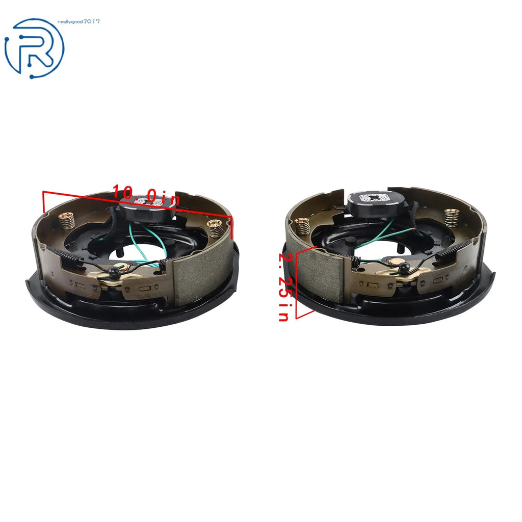Trailer Drum Kit 5 on 4.5" BC w/ 10"x2-1/4" Electric Brakes for 3500 lbs Axle (LH+RH)