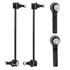 4X Front Stabilizer Sway Bar End Links & Outer Tie Rod Kit for Equinox (2010–2017)