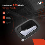 2X Rear Chrome Black Interior Door Handle for Honda CR-V (2002–2006)
