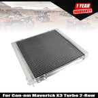 2-Row Aluminum Radiator for Can-Am Maverick X3 Turbo