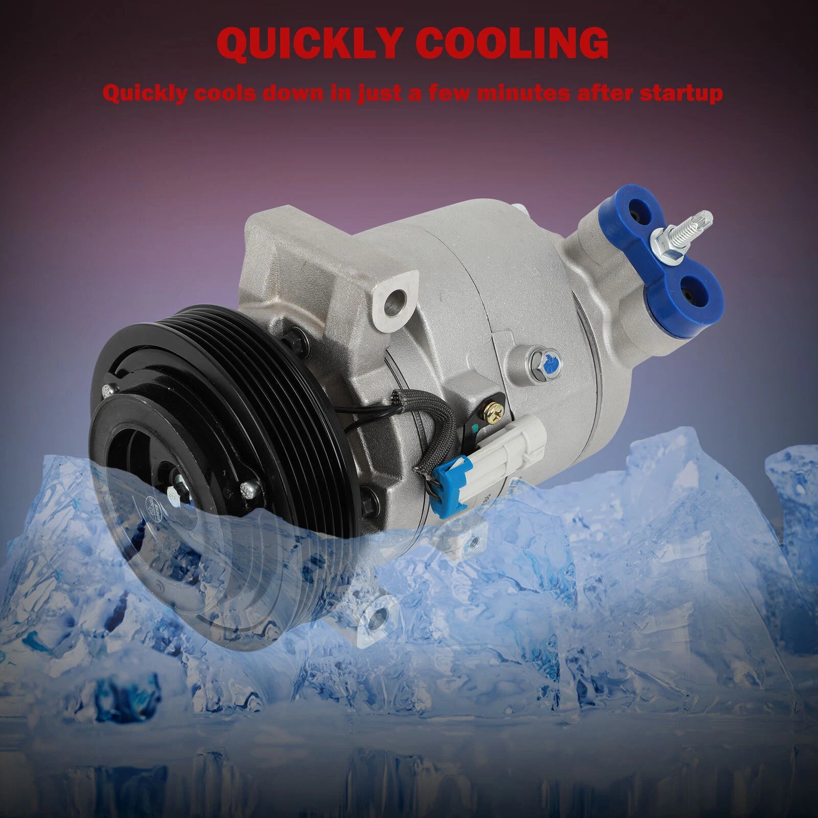 A/C Compressor with Clutch for Chevy Camaro (2010-2015)