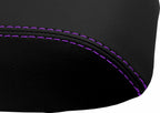 Leather Console Lid Armrest Cover for Dodge Neon (2000–2005) Purple Stitch