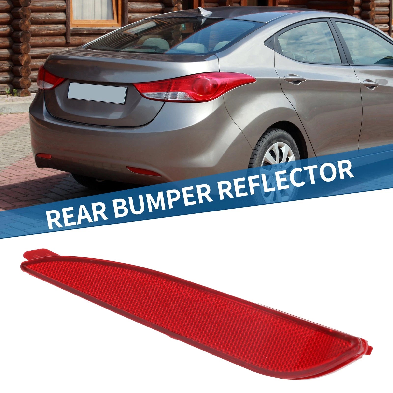 Rear Left Bumper Reflector for Hyundai Elantra (2011–2013) No. 924053X000