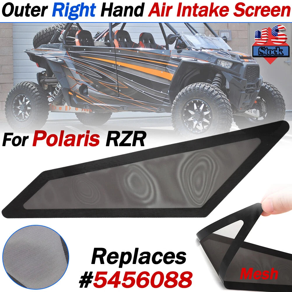 Outer Right H Intake Screen for Polaris RZR Turbo R, RZR Pro XP, RZR Pro R (5456088)