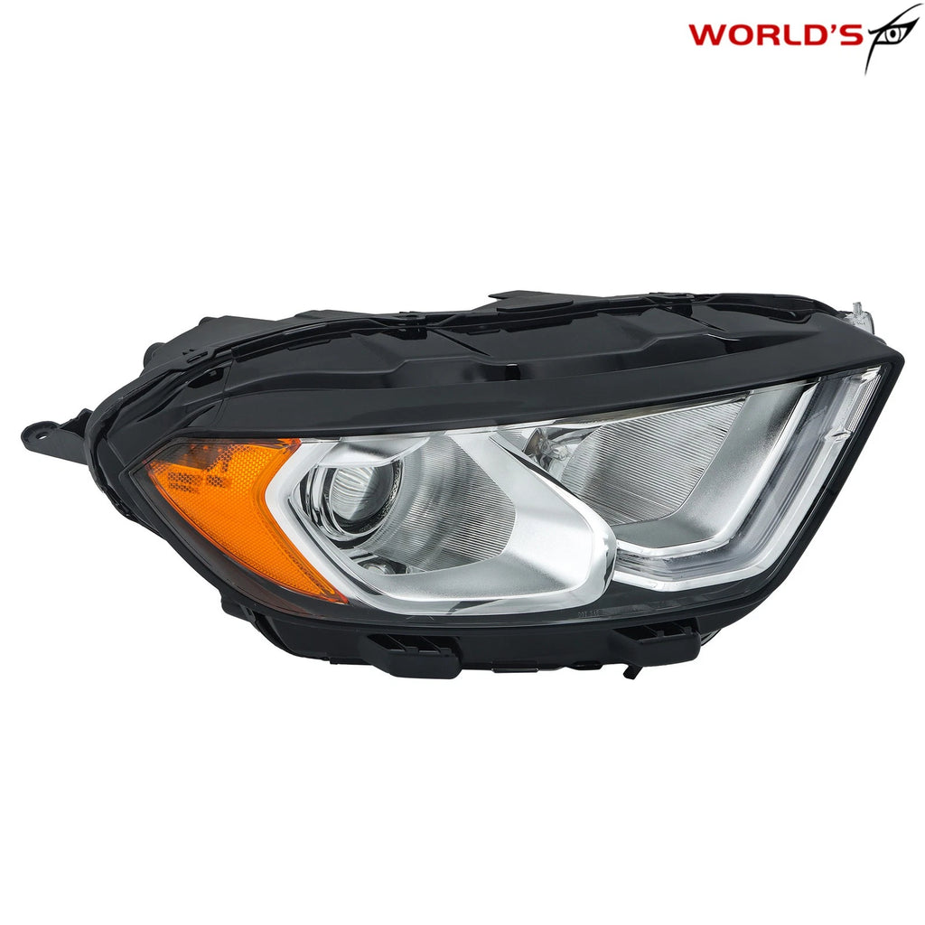 Right Side Headlight Assembly for Ford EcoSport (2018–2023) Halogen LED DRL Chrome
