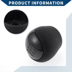 6 Speed Manual Gear Shifter Knob for Hyundai Elantra (2008-2009) Black Plastic