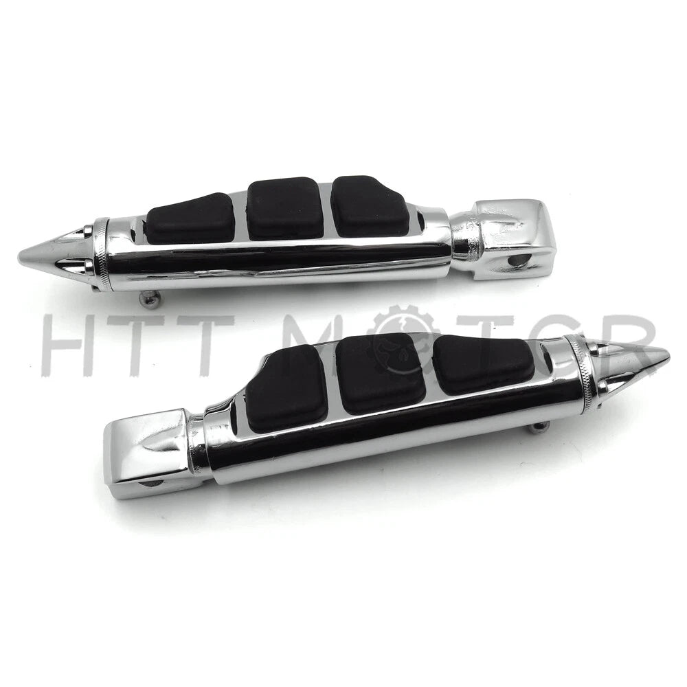 Stiletto Spike Footpegs for Kawasaki Vulcan 900 Classic, Suzuki Boulevard M90