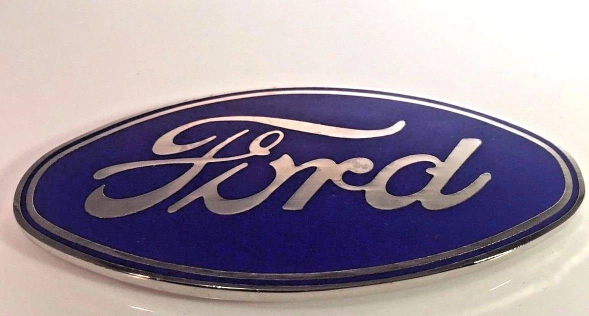 Radiator Grille Shell Metal Emblem Replacement with Adhesive for Ford Model A (1928–1930)