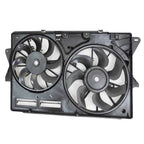 Radiator Condenser Fan Assembly Replacement with Two Fans Side by Side for