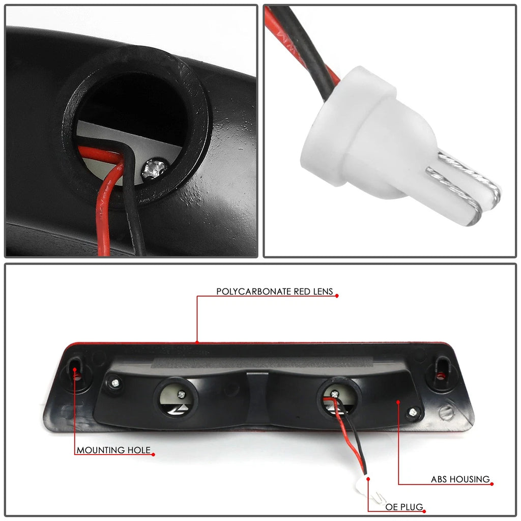 Full LED 3rd Tail Brake Light for Mustang Hatchback (1987–1993)
