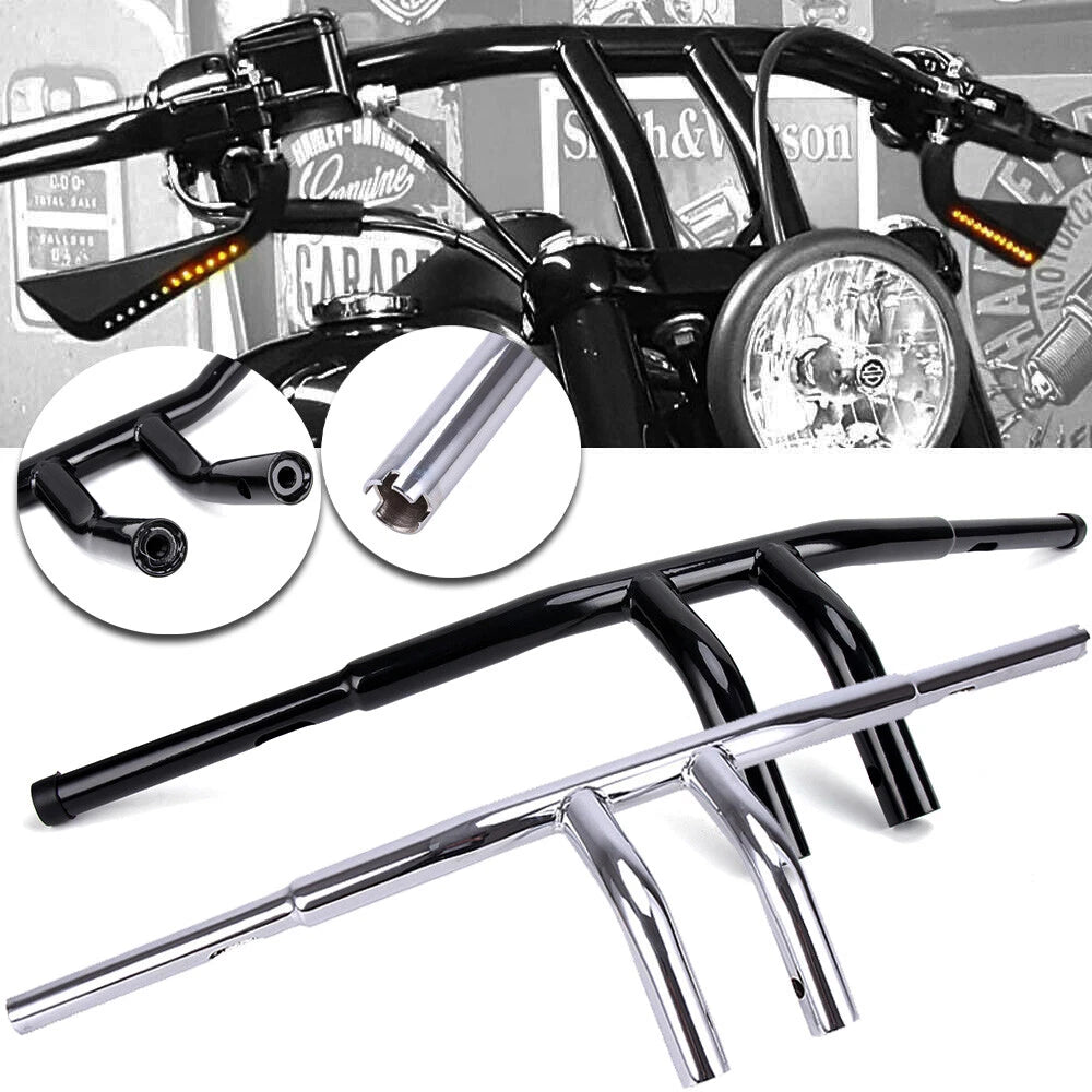 8" Rise T-Bar Handlebar 1-1/4" for Harley 1200 Softail (2014–2023)