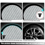 Splash Guard Fender Liner Shield for Lexus GX470, Toyota 4Runner, FJ-Cruiser (2003–2009)
