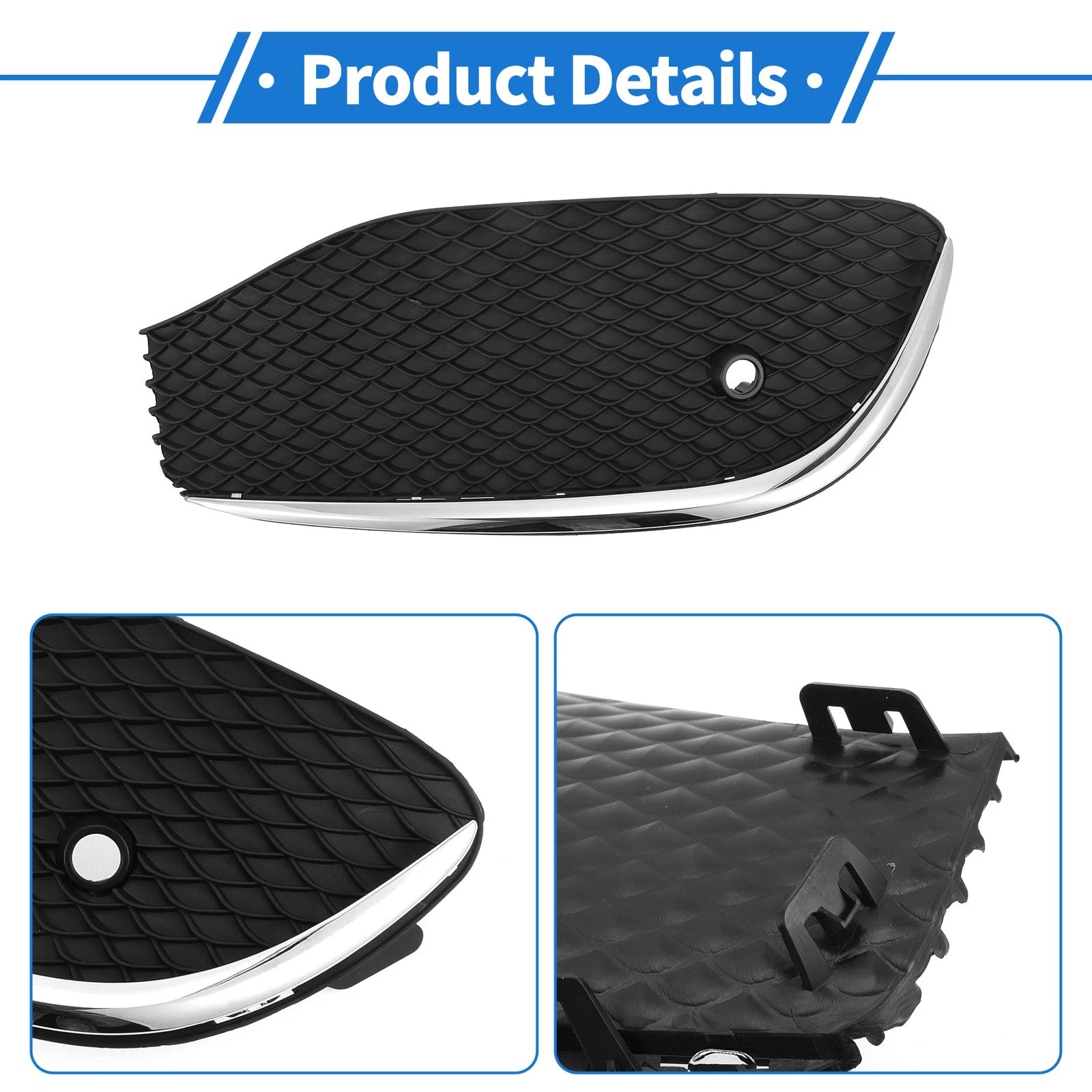 1 Pc Fog Light Grill for Mercedes-Benz E-Class (2017–2020) No. 2138850822