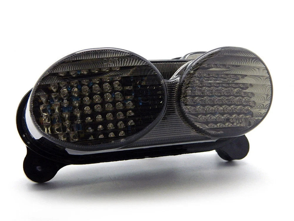 LED Smoke Tail Light Brake Turn Signals for Kawasaki ZR7S ZX6R ZX9R ZZR600 ZX900